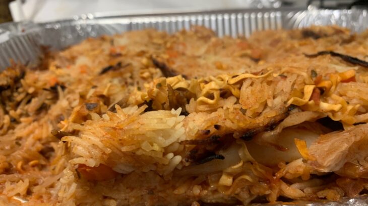 אורז 3 730x410 - כרוב ואורז בשכבות אפוי