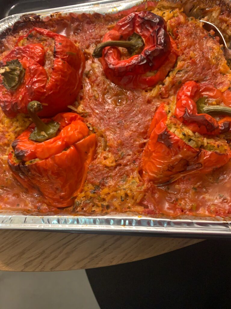 גמבהה 768x1024 - גמבות ממולאות על מצע אורז צמחוני-אפוי